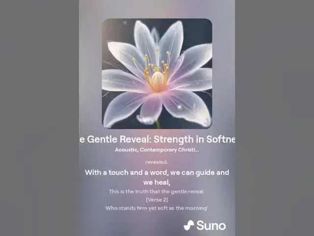 Video thumbnail for The Gentle Reveal: A Song of Strength in Softness