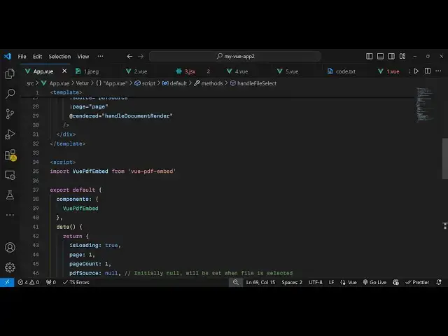 Video thumbnail for Build a Vue.js 3 PDF Viewer to Load & Embed Local PDF Files With Controls Using vue-pdf-embed in TS
