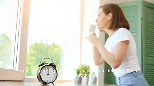 Video thumbnail for What are some daily habits of successful people.