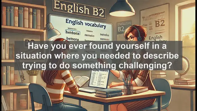 Video thumbnail for 1500 Must Know CEFR B2 Vocabulary - Master the Word 'Attempt' for B2 English Proficiency