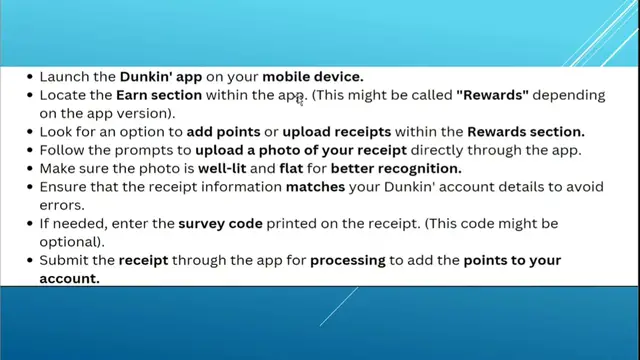 Video thumbnail for How To Add Receipt To Dunkin Donuts App - Full Guide (2024)