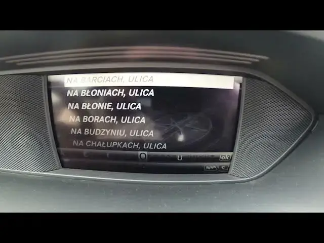 'Video thumbnail for How to Set Destination in Map in Mercedes C W204 C63 AMG ( 2011-2014 )  - Start Route in Navigation'
