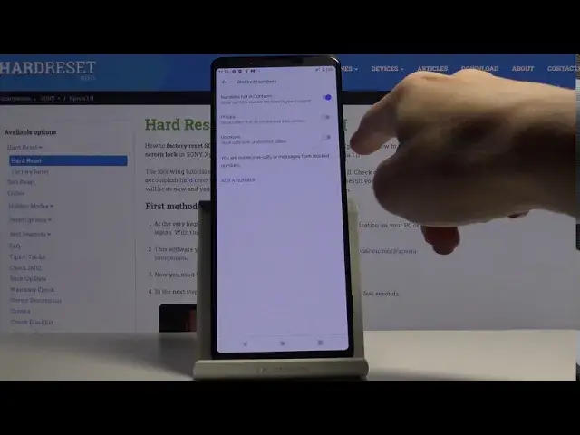 'Video thumbnail for How to Block Number in SONY Xperia 1 II – Create Blocklist'