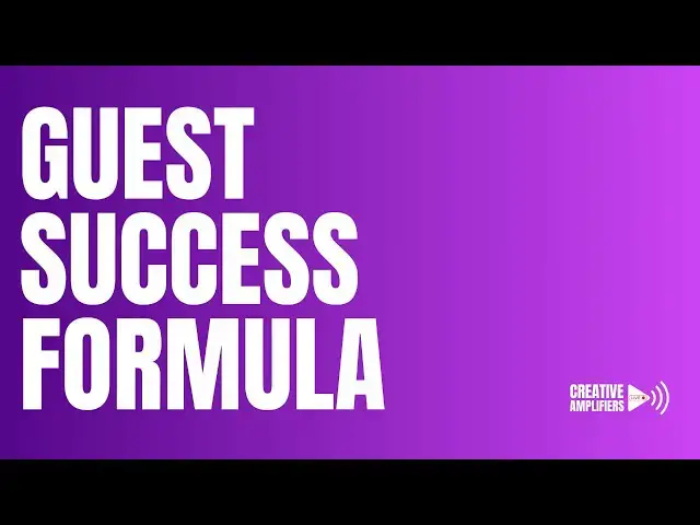 Video thumbnail for Creative Amplifiers Live - We've Interviewed 200+ Guests: Here's What Actually Works