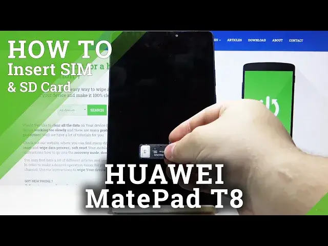 Video thumbnail for How to Locate SIM & SD Slots in Huawei MatePad T8 - Insert Nano SIM & Micro SD Card