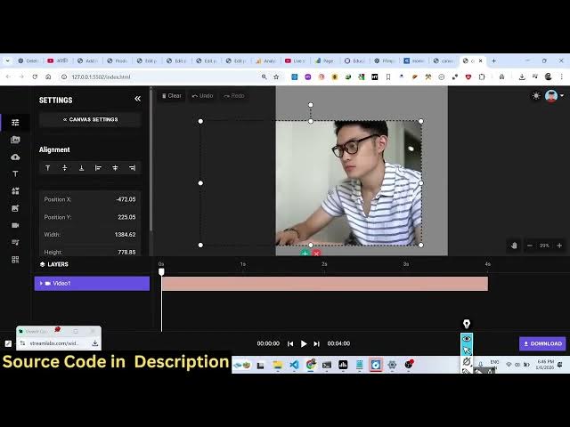 Video thumbnail for Micro SaaS Idea: Building a Canva-Style Editor in Browser That Pays Monthly Using HTML & Javascript
