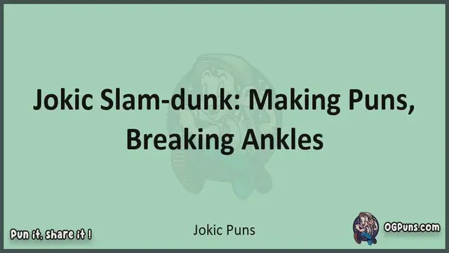 Video thumbnail for Jokic - Jokes, Puns, Wordplays, and Laughter