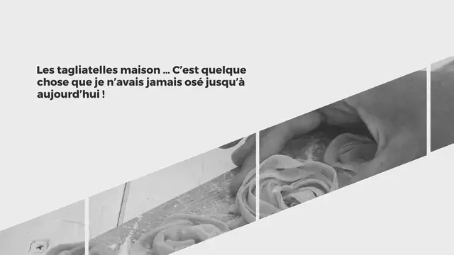Video thumbnail for TAGLIATELLES MAISON SANS MACHINE