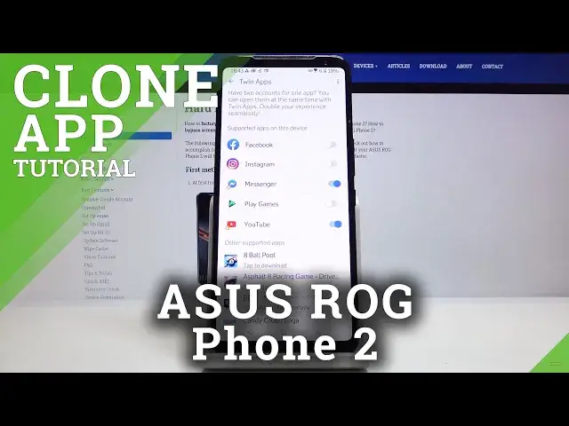 'Video thumbnail for How to Clone Apps in ASUS ROG Phone 2 – Duplicate Applications'