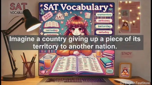 Video thumbnail for 5000 Must Know SAT Vocabulary - SAT Vocab: Cession - The Act of Surrendering