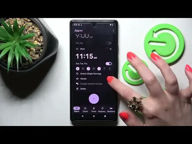 Video thumbnail for GOOGLE PIXEL 6A - How To Set Up Alarm Clock