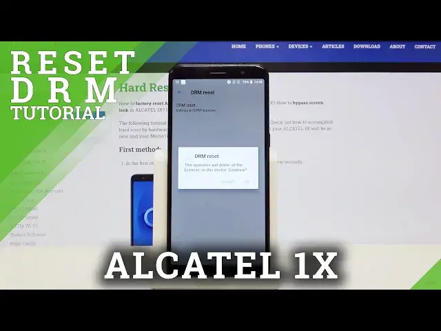 Video thumbnail for How to Reset DRM Data on ALCATEL 1X - Restore DRM License
