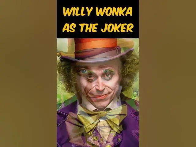 Video thumbnail for Willy Wonka The Joker #willywonka #thejoker #charlieandthechocolatefactory #batman
