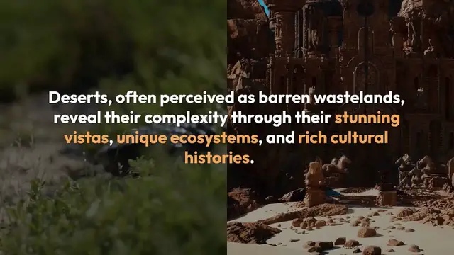 Video thumbnail for Exploration Of Vast Desert Landscapes