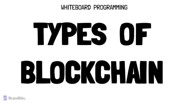 Video thumbnail for Types of Blockchain Explained  Blockchain Types - 720