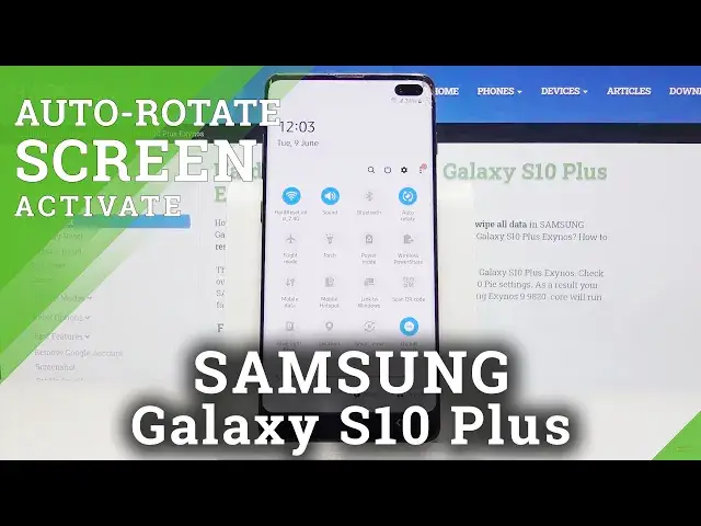 'Video thumbnail for How to Activate Auto Rotate Screen in SAMSUNG Galaxy S10 Plus'