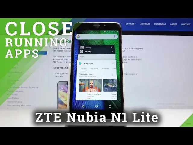 'Video thumbnail for How to Turn Off Running Apps in ZTE Nubia N1 Lite – Close Background Apps'