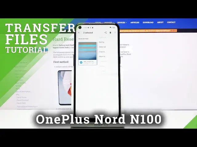 'Video thumbnail for How to Transfer Files in OnePlus Nord N100 - Relocate Files'