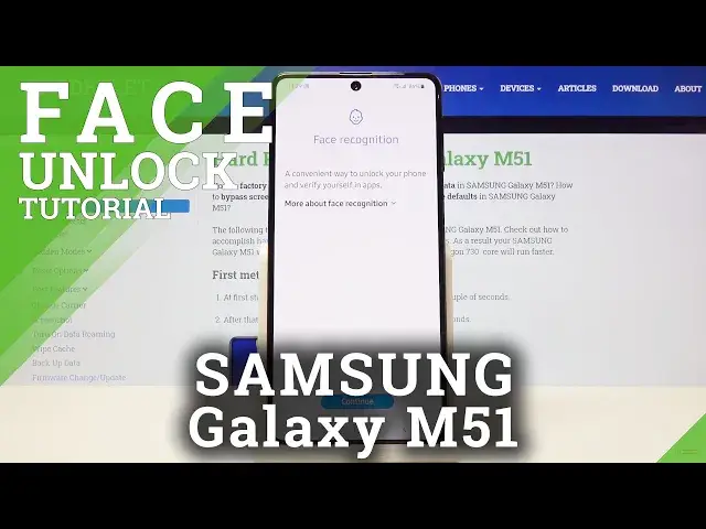 'Video thumbnail for How to Set Up Face Unlock in SAMSUNG Galaxy M51 – Find Face Recognition Feature'