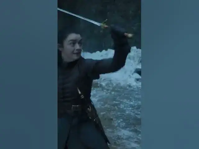 Video thumbnail for Arya Surprises Brienne with her sword fighting skills #got #arya #gameofthrones