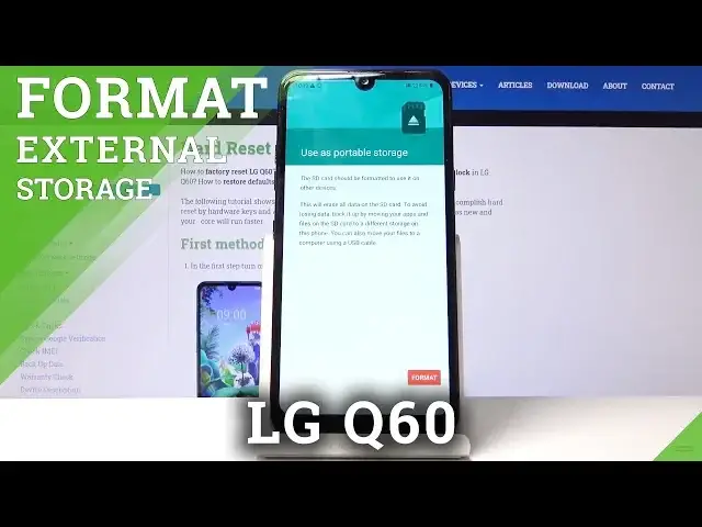 'Video thumbnail for How to Format SD Card in LG Q60 – Clear Memory Card'