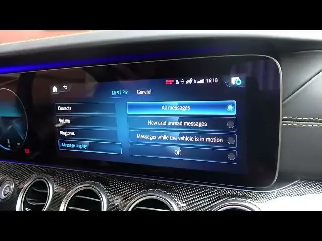 Video thumbnail for How to Disable Displaying Messages from Phone on a Mercedes E Class AMG Central Media Screen