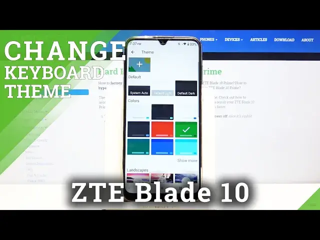 Video thumbnail for Change Keyboard Theme ZTE Blade 10