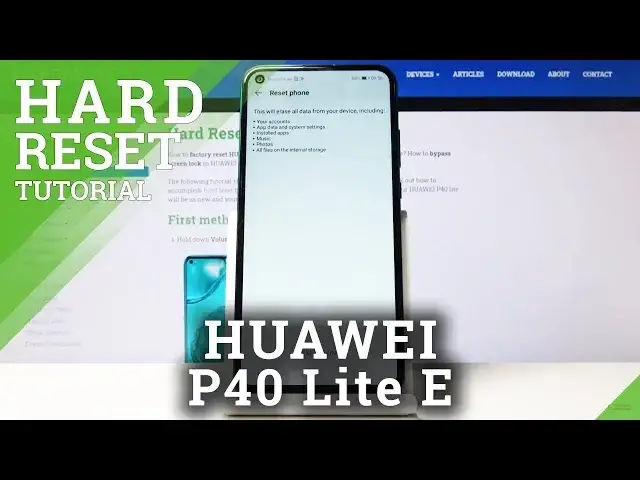 'Video thumbnail for How to Factory Reset HUAWEI P40 Lite E – Wipe All Date & Restore Factory Settings'