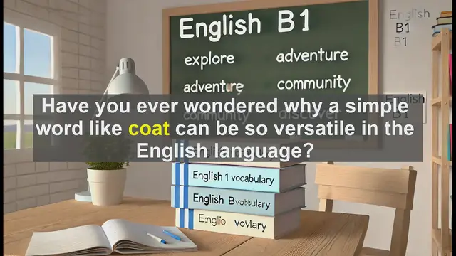 Video thumbnail for 2500 Must Know CEFR B1 Vocabulary - The Many Layers of 'Coat': A B1 English Vocabulary Lesson