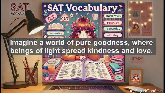 Video thumbnail for 5000 Must Know SAT Vocabulary - SAT Vocabulary: Understanding 'Angelic' - Meaning, Usage, and Origins