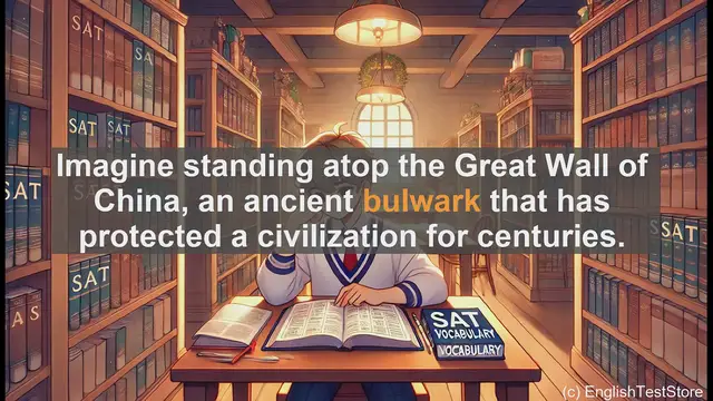 Video thumbnail for 5000 Must Know SAT Vocabulary - Bulwark: Exploring a Word of Strength and Protection