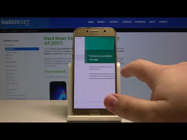 'Video thumbnail for How to Format SD in Samsung Galaxy A5 – Restore SD Memory'