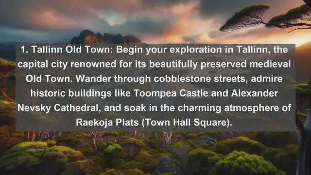 Video thumbnail for "Discover Estonia: Top 10 Must-Visit Famous Places"