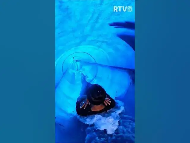 Video thumbnail for 🤯 TUNNEL WATER SLIDES at Escape Water Park #shorts #short