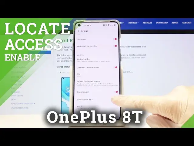 'Video thumbnail for How to Turn On / Off Location Tags in OnePlus 8T - Enable Geotags'