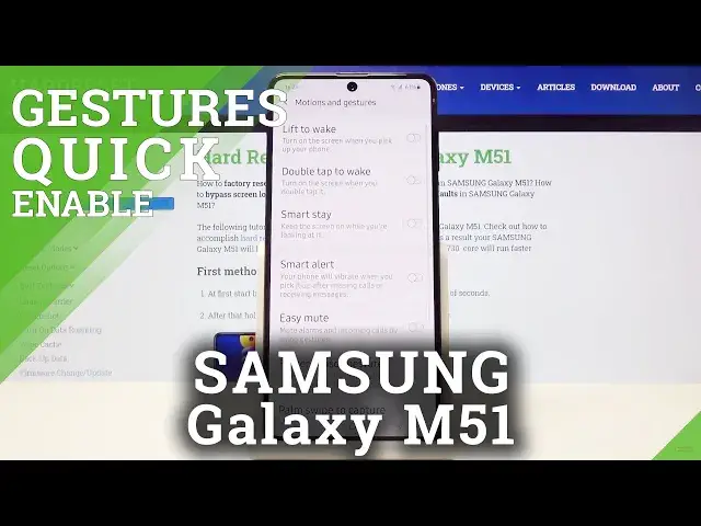 Video thumbnail for How to Use Motions & Gestures in SAMSUNG Galaxy M51 – Allow Magnification Gestures