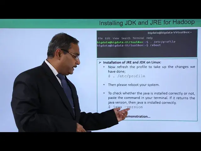 'Video thumbnail for Installing JDK and JRE for Hadoop'