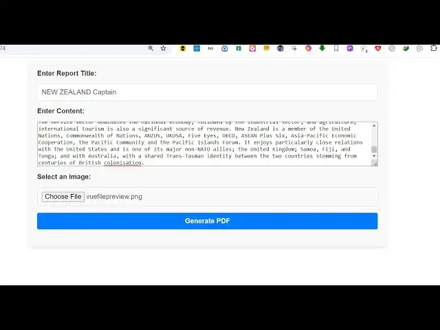 Video thumbnail for Build a Vue.js HTML2PDF.js Example to Create PDF From Template and Render it Using vue-html2pdf