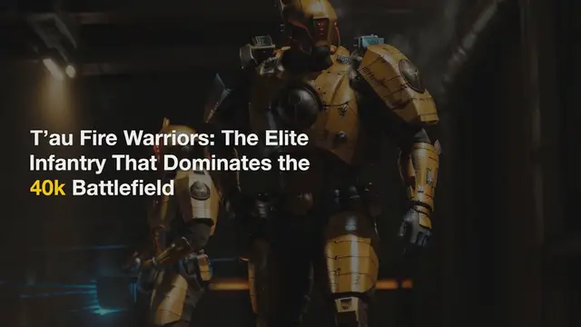 Video thumbnail for T’au Fire Warriors: The Elite Infantry That Dominates the Battlefield