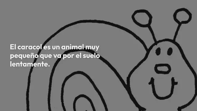 Video thumbnail for Caracol para colorear