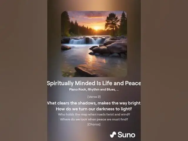 Video thumbnail for Spiritually Minded Is Life and Peace