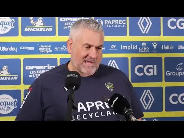 Video thumbnail for Christophe Urios (ASM) : "'il y a de la déception mélangée à de l'incompréhension et de la colère"