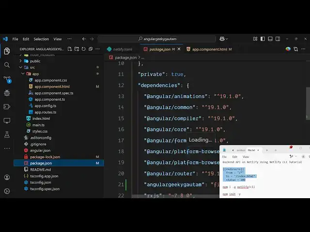 Video thumbnail for How to Deploy Angular 19 Project to Netlify With Domain Online For Free For Beginners