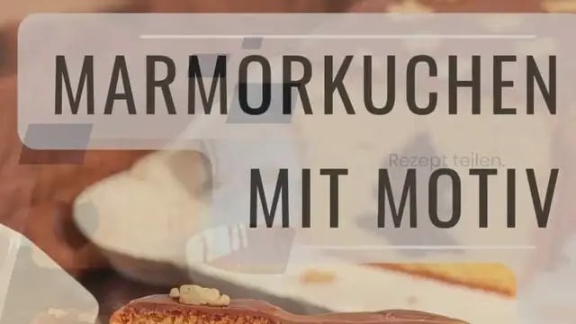 Video thumbnail for Weihnachtlicher Marmorkuchen mit Tannenbaum Motiv
