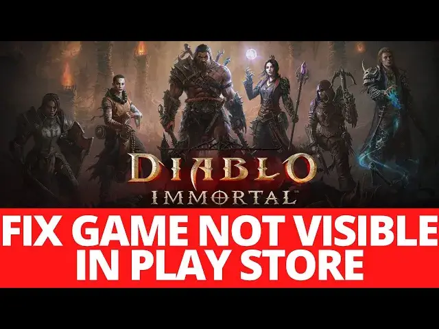 Video thumbnail for Diablo Immortal - How To Fix Game Not Visible On Google Play Store