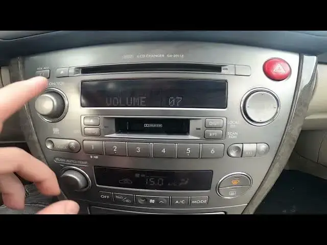 Video thumbnail for How to Assign Radio Station to Button in Subaru Outback III ( 2005 - 2009 )
