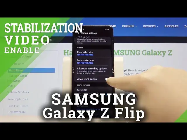 Video thumbnail for How to Turn On Video Stabilization in SAMSUNG Galaxy Z Flip – Remove Camera Shaking