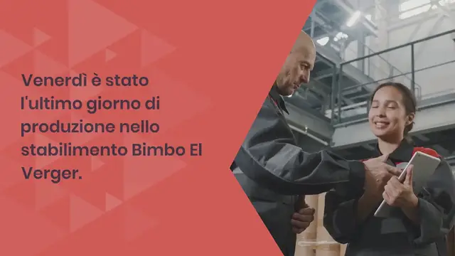 Video thumbnail for I lavoratori di Bimbo salutano la fabbrica di El Verger: "È stato agrodolce, abbiamo stretto tanti legami"