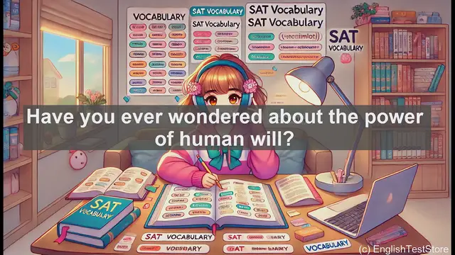 Video thumbnail for 5000 Must Know SAT Vocabulary - Volitive: The Power of Will and Choice in Language