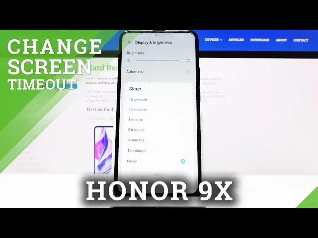 Video thumbnail for How to Change Screen Timeout in Honor 9x – Set Blackout Time
